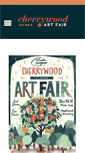 Mobile Screenshot of cherrywoodartfair.org
